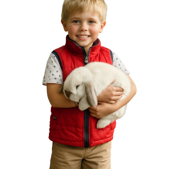 Carter's Other - Carter's Puffer Vest Boys Kids 5 Red Full Zip Outerwear Winter Insulated Outdoor